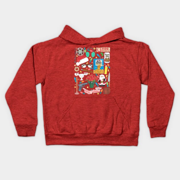 National Lampoon's Christmas Vacation Kids Hoodie by TheStuffOfHorrorMovies